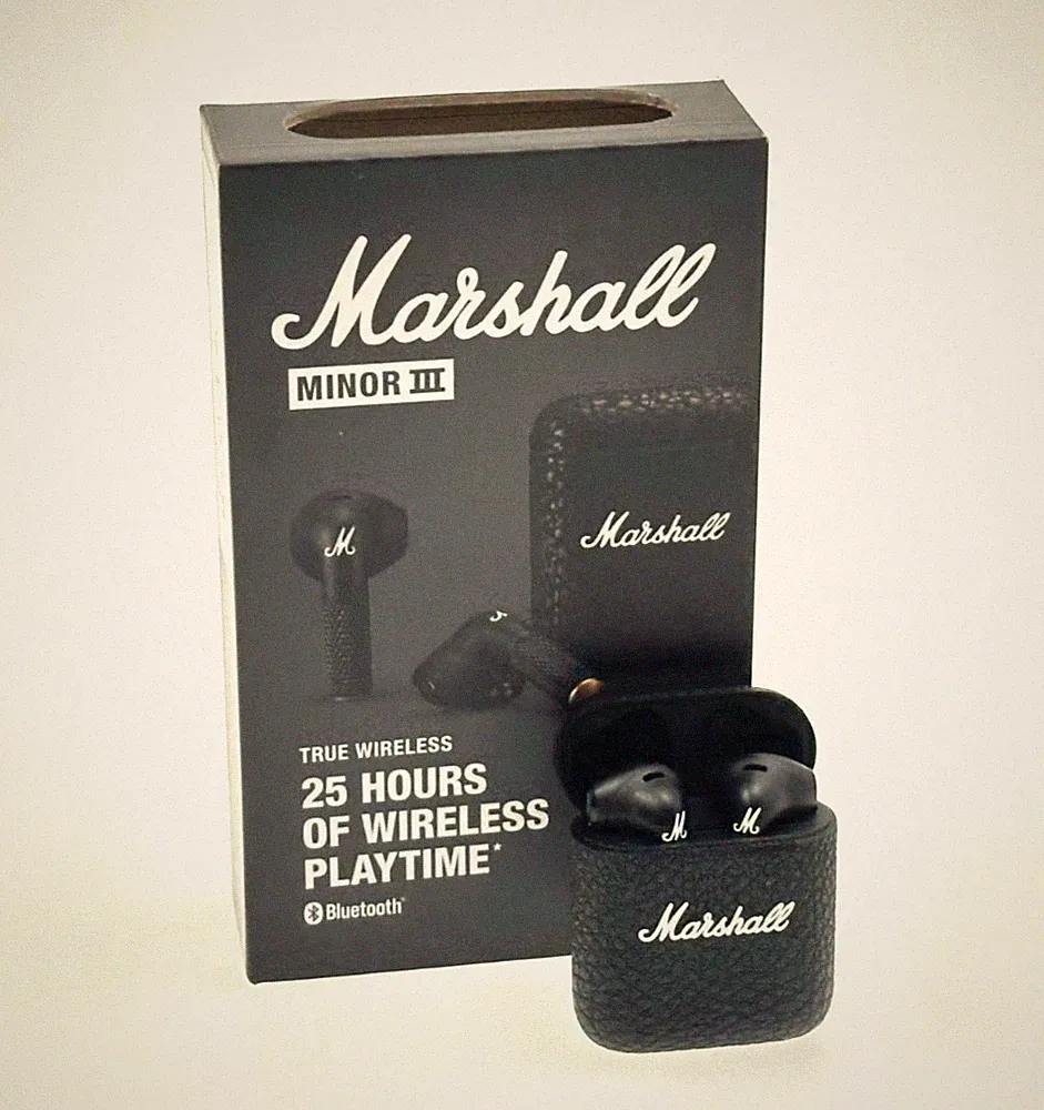 Marshall Minor III In-Ear Bluetooth Kopfhörer True Wireless Earbuds Schwarz MwSt