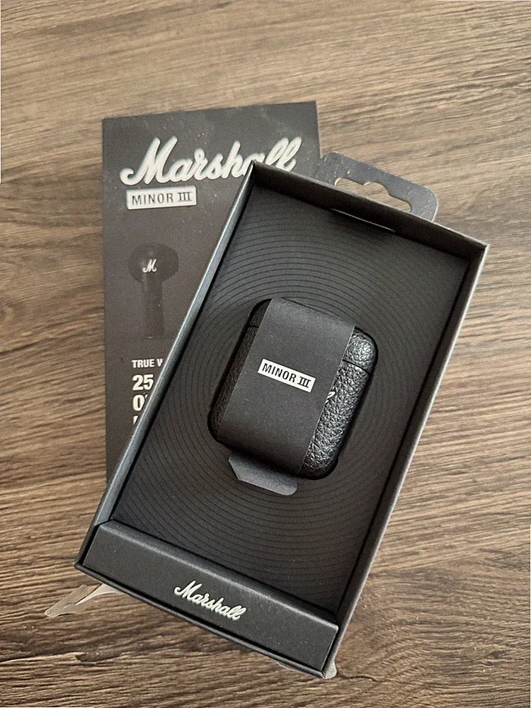 Marshall Minor Ill Bluetooth-Kopfhörer, In-Ear, Kabellos, Schwarz