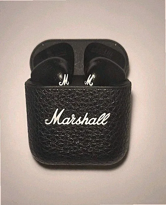 Marshall Minor IV True Wireless Bluetooth In-Ear-Kopfhörer Schwarz mit Ladecase
