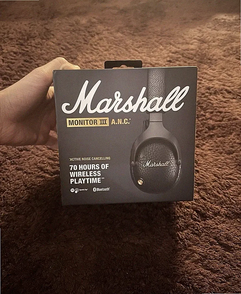 Marshall Monitor III ANC Over-Ear-Kopfhörer Noise Cancelling Wireless