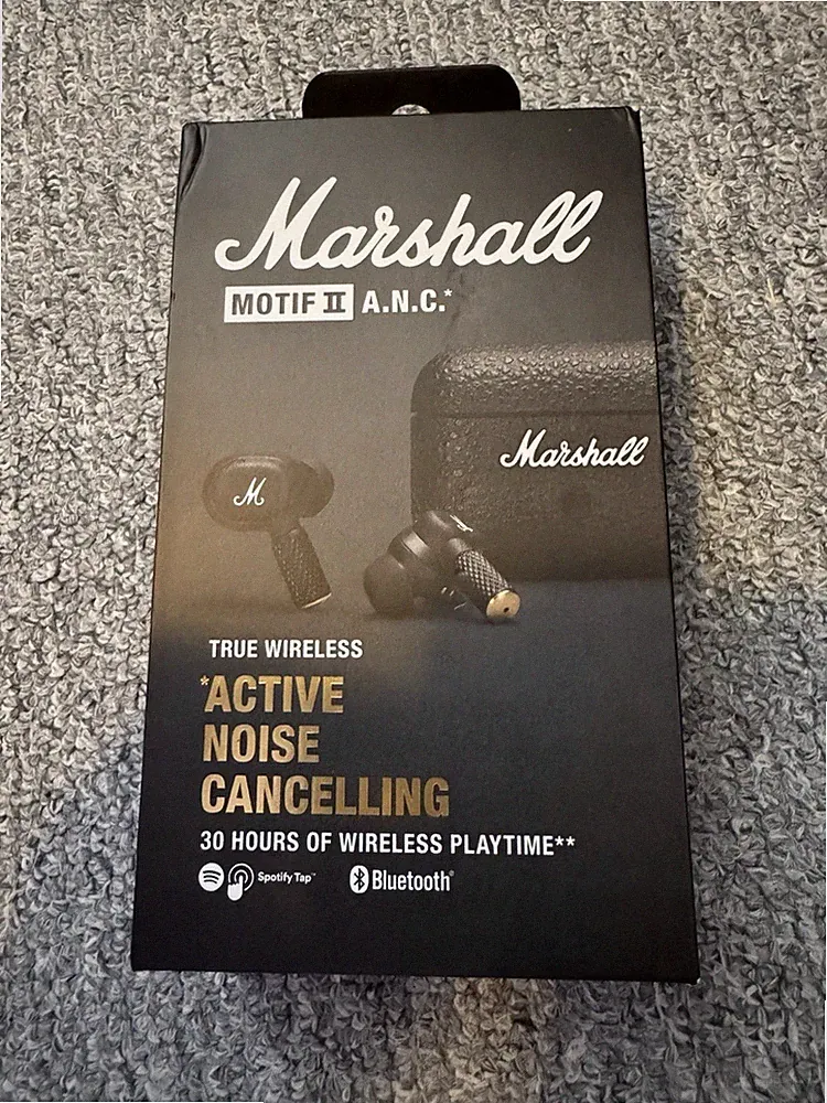 Marshall Motif || A.N.C True Wireless, In-Ear Bluetooth Kopfhörer, Schwarz