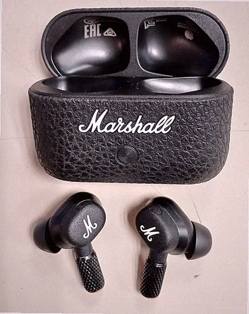 Marshall Motif II ANC True Wireless Active Noise Cancelling Earbuds Schwarz