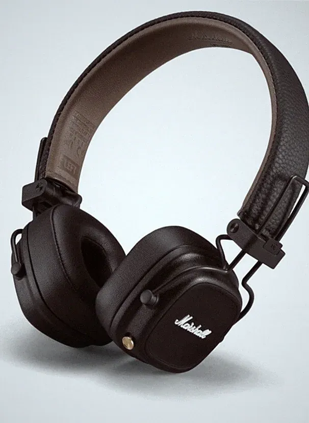 Marshall On-Ear Kopfhörer Kopfbügel braun Modell V