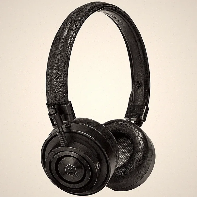Master & Dynamic MH30 On-Ear Kopfhörer Echtleder, Mikrofon, Alcantara Black, NEU