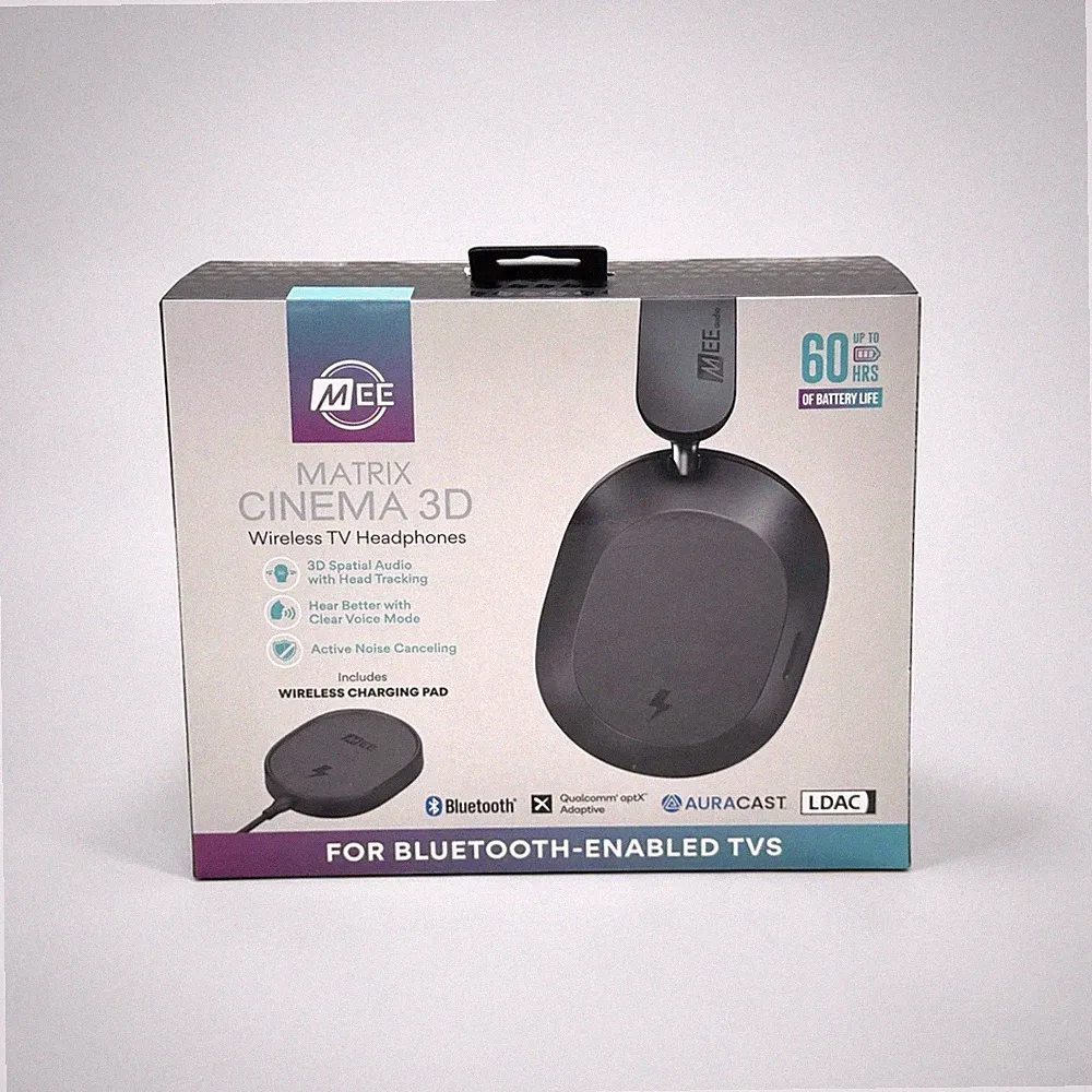 MEE Audio MATRIX CINEMA 3D Wireless Kopfhörer Head-Tracking aptX Lossless
