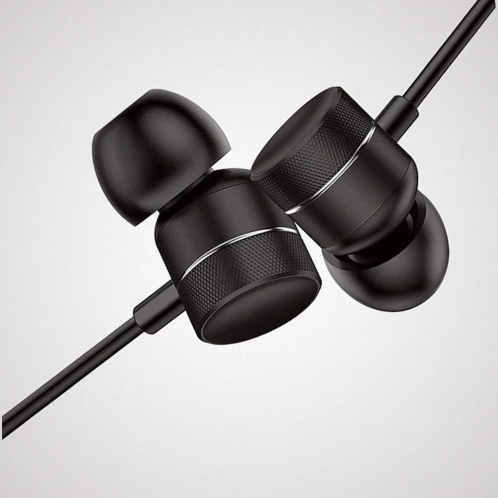 Megabass In-Ear Kopfhörer Baseus H4 Headset Earphone Headphone schwarz silber