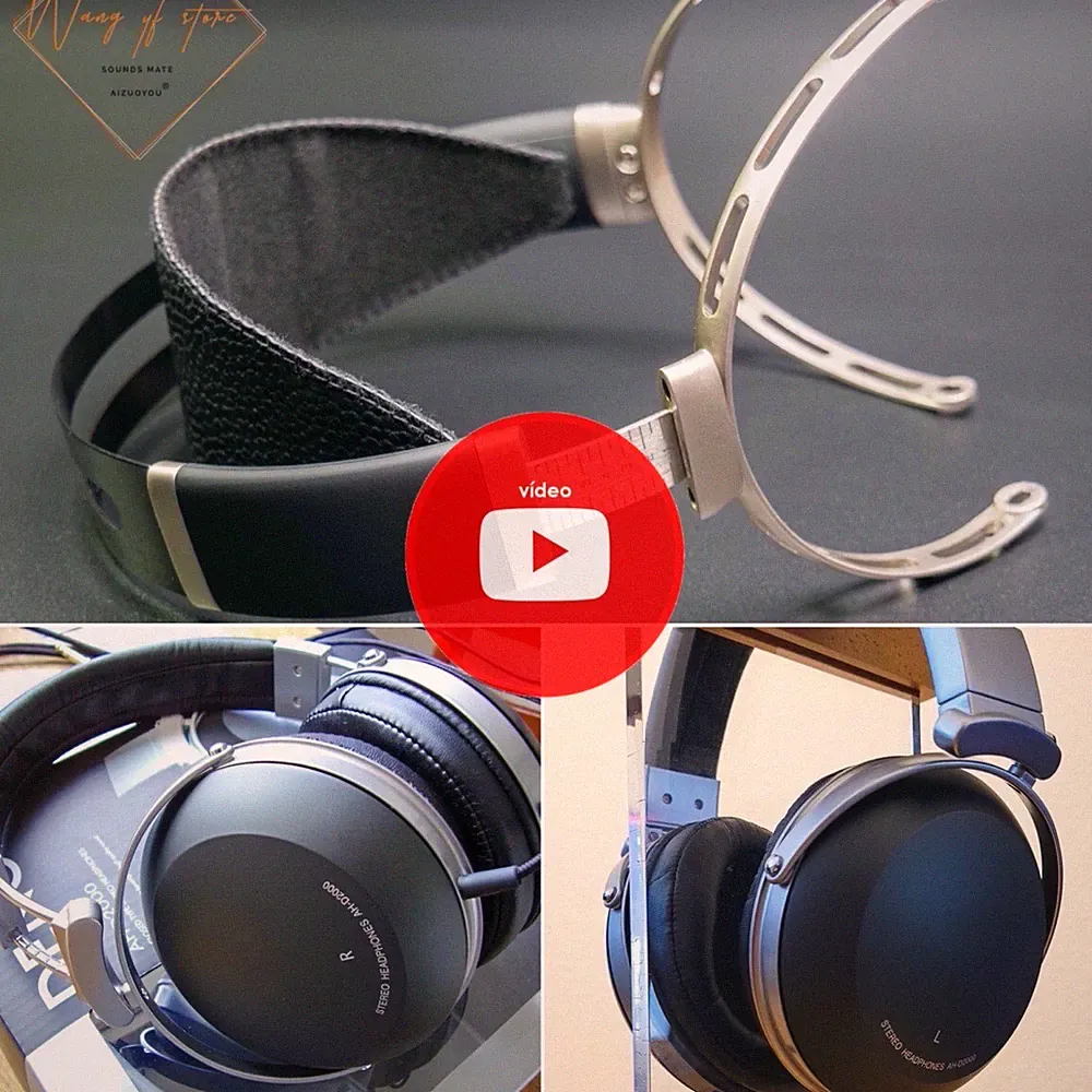 Metal Headband Cushion For Denon AH D2000 D5000 D7000 Headset Ear Hooks HeadPads