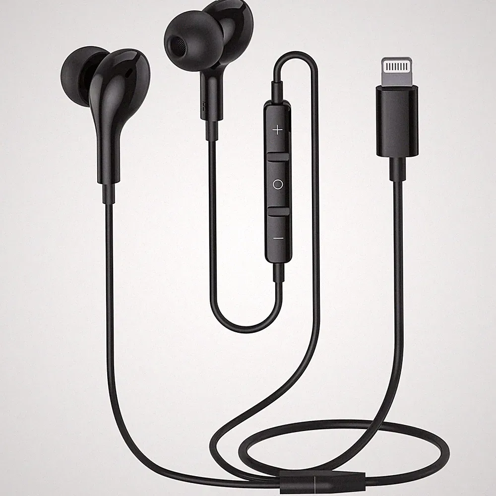 MFi Lightning Kopfhörer mit Kabel für iPhone 14 13 12 11 Pro Max Magnetische In