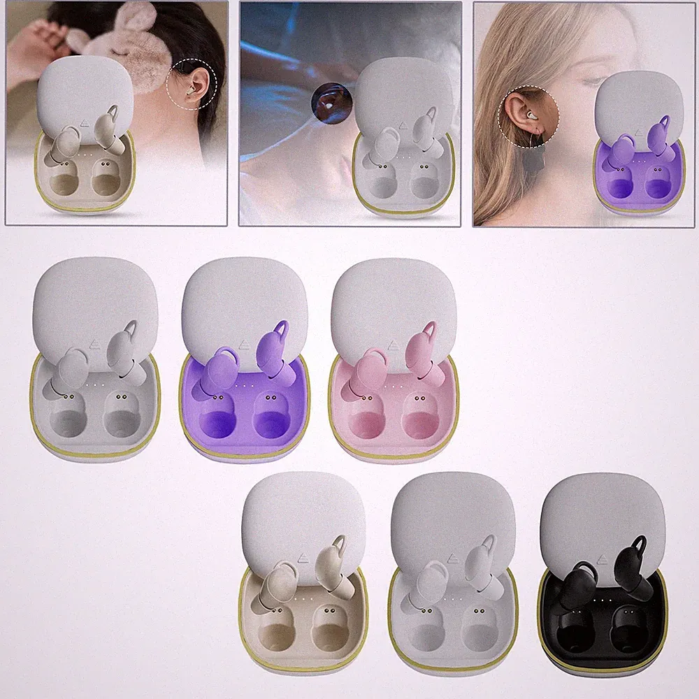 Mini-Bluetooth-Headset True Wireless Invisible Noise Cancelling zum Schlafen