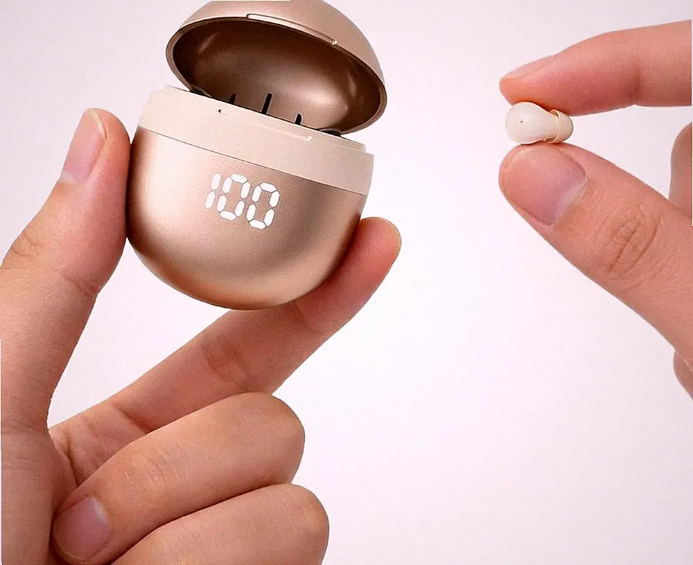 Mini Bluetooth Kopfhörer kabellos in Ear für kleine Ohren 24 Std. Akkulauf