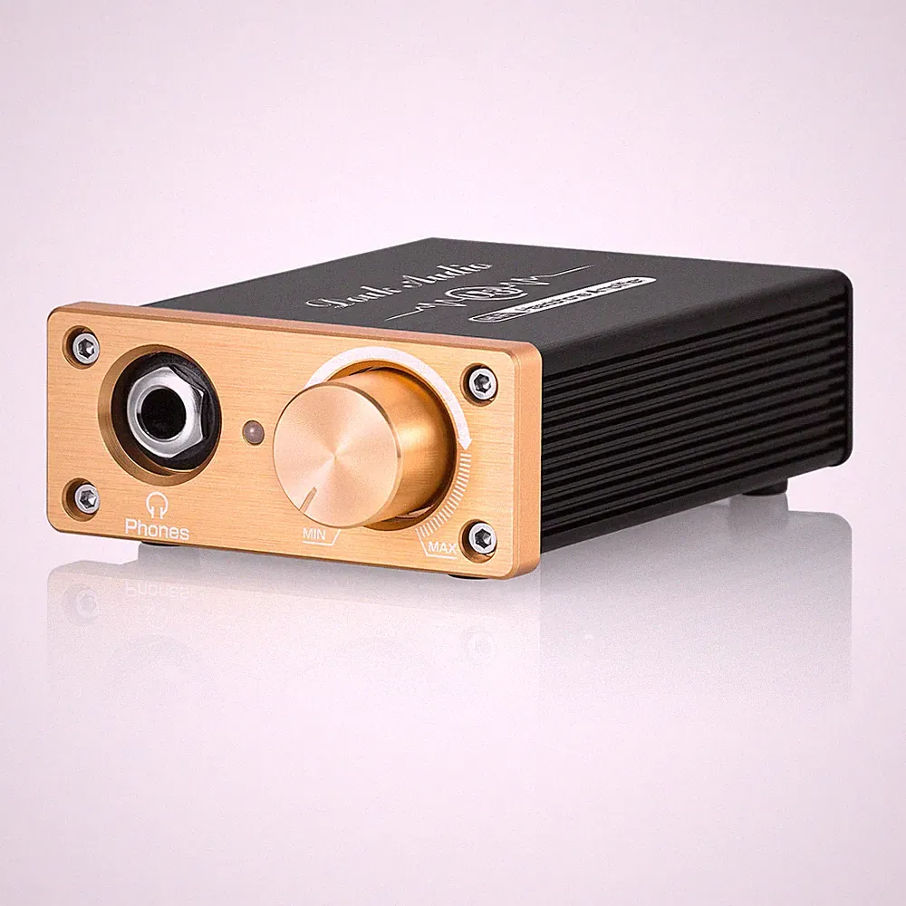 Mini Kopfhörer-Verstärker HiFi Home Audio Headphone Amplifier Desktop Stereo Amp
