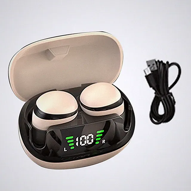 Mini Unsichtbare Bluetooth 5.3 Schlaf Ohrhörer HiFi Stereo In Ear Kopfhörer