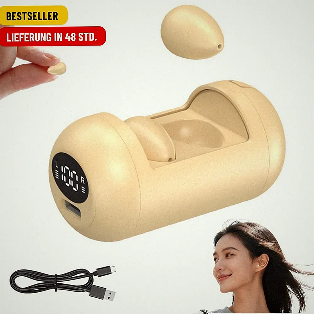 Mini Unsichtbare Kopfhörer Bluetooth Kabellos, Unsichtbare Kleine Schlaf Kopfhör