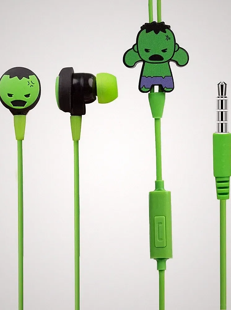 MINISO Marvel In-Ear Kopfhörer mit Mikrofon Niedliche Cartoon Silikon Kopfhörer