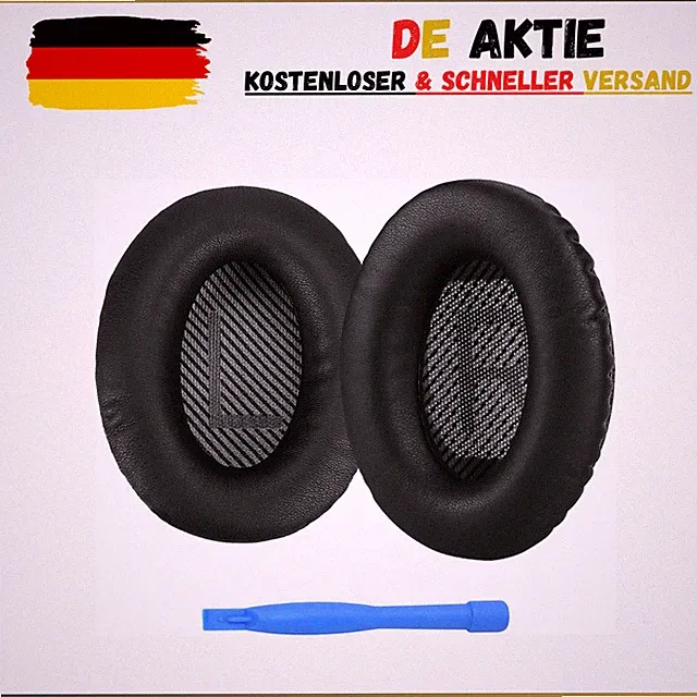 MMOBIEL Ersatz Ohrpolster für Bose QuietComfort 35 Quiet Comfort 35 II - Schwarz