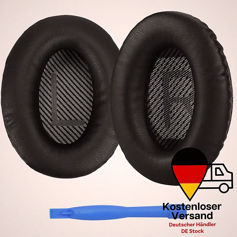 MMOBIEL Ersatz Ohrpolster für Bose QuietComfort 35 Quiet Comfort 35 II - Schwarz