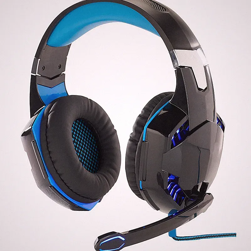 Mod-it Beleuchtetes Gaming-Headset mit Kabelfernbedienung & Mikrofon-Schalter