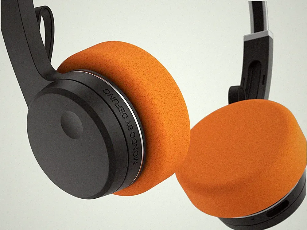 MONDO Freestyle On-Ear Bluetooth Headphones, Schwarz