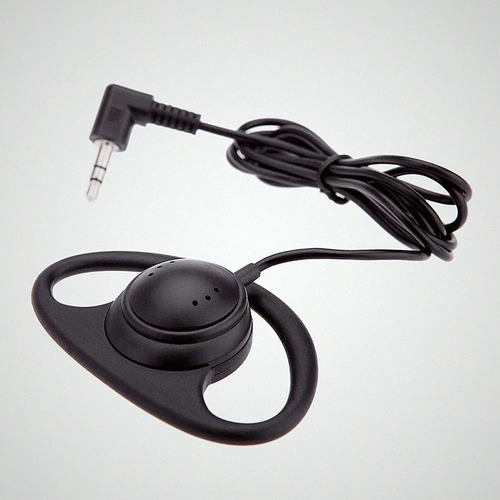 Mono Kopfhörer 3,5 mm Klinkenstecker Dual Channel Headset Ohrhörer ✅