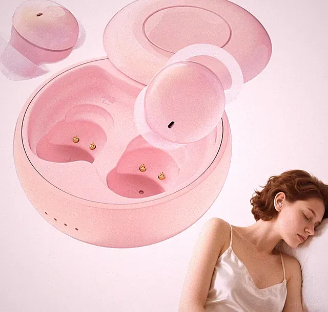 MONODEAL Schlafkopfhörer, Sleep Earbuds schlafkopfhörer Bluetooth 5.3 Kopfhörer
