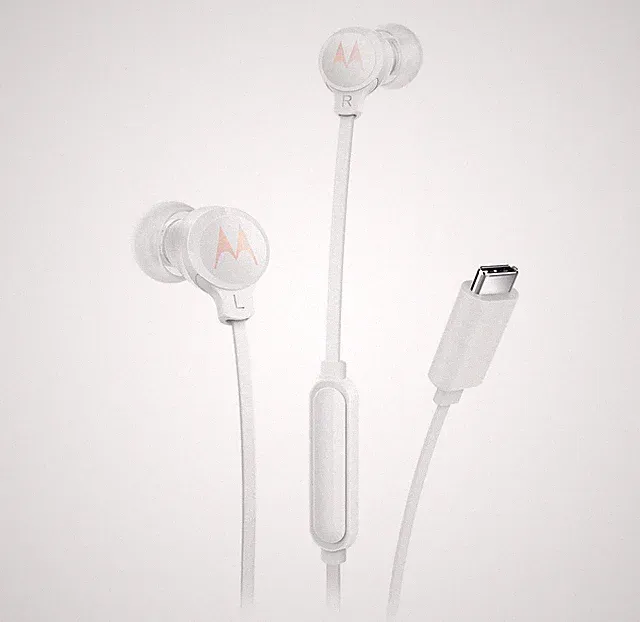 Motorola EARBUDS3CSWHITE Kabelgebundene In-Ear-Kopfhörer und Kopfhörer Musik und Anrufe US