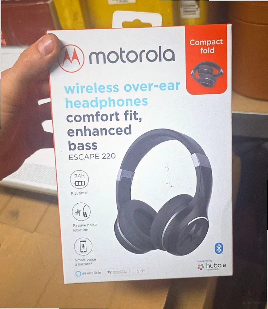 Motorola ESCAPE 220 Bluetooth Over-Ear Kopfhörer faltbar mit Mikrofon Schwarz