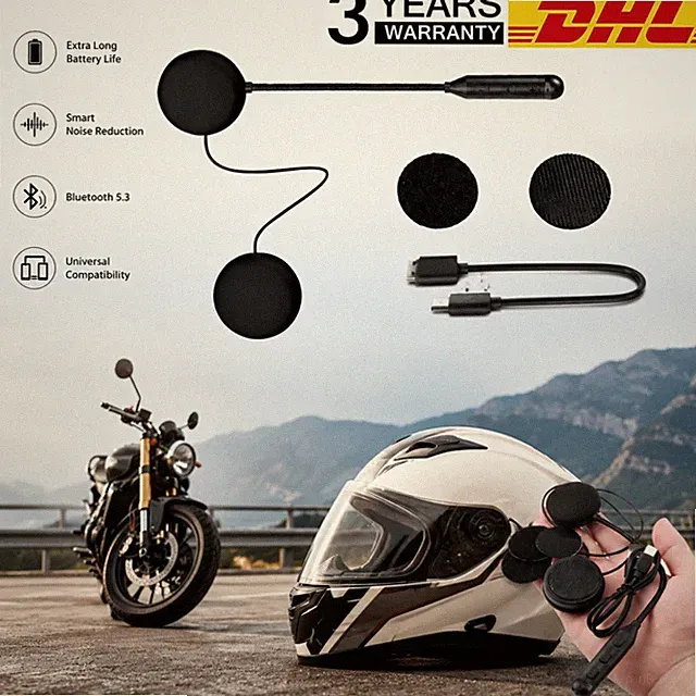 Motorrad Bluetooth Headset Lautsprecher Kopfhörer Bluetooth Helm Headset DHL