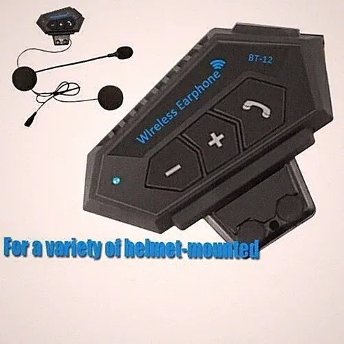 Motorrad Helm Bluetooth Headset BT-12 Kopfhörer 2023 DE