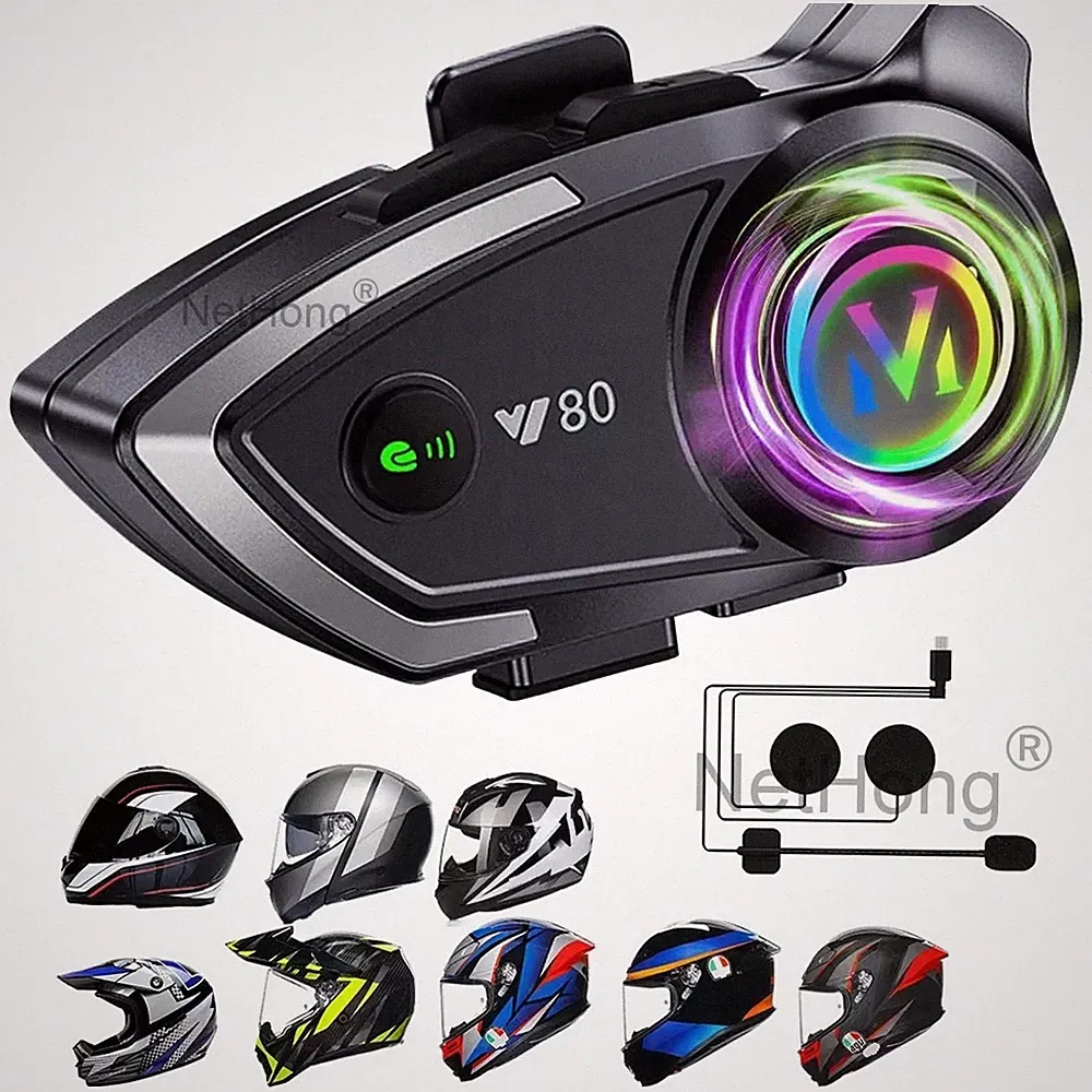 Motorrad Helm Bluetooth Headset Kopfhörer Automatische Antwort Hard Mikrofon