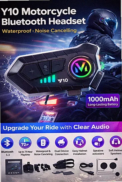 Motorrad Helm Bluetooth Headset Kopfhörer Automatische Antwort Weiches Mikrofon