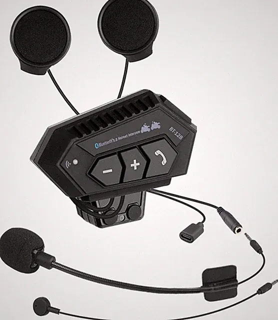 Motorrad Helm Headset Drahtlose Bluetooth Reiten Kopfhörer Freisprecheinrichtung