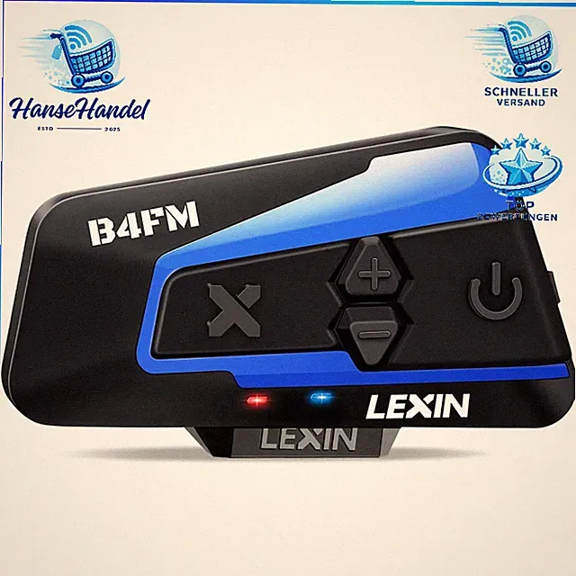 Motorrad Intercom Helm Headset 2000m Reichweite DSP CVC Geräuschunterdrückung