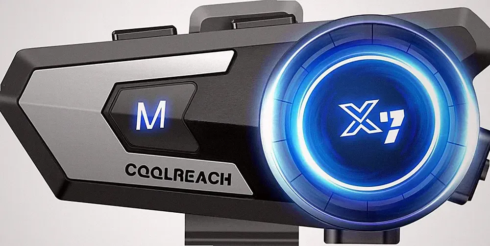 Motorradhelm Bluetooth Headset Kopfhörer Lautsprecher Helm Intercom 1000mAh