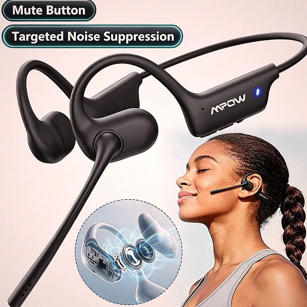 MPOW 6.0 Kopfhörer Bluetooth Kopfhörer Offene Laufen Sport Kopfhörer 12 Stunden