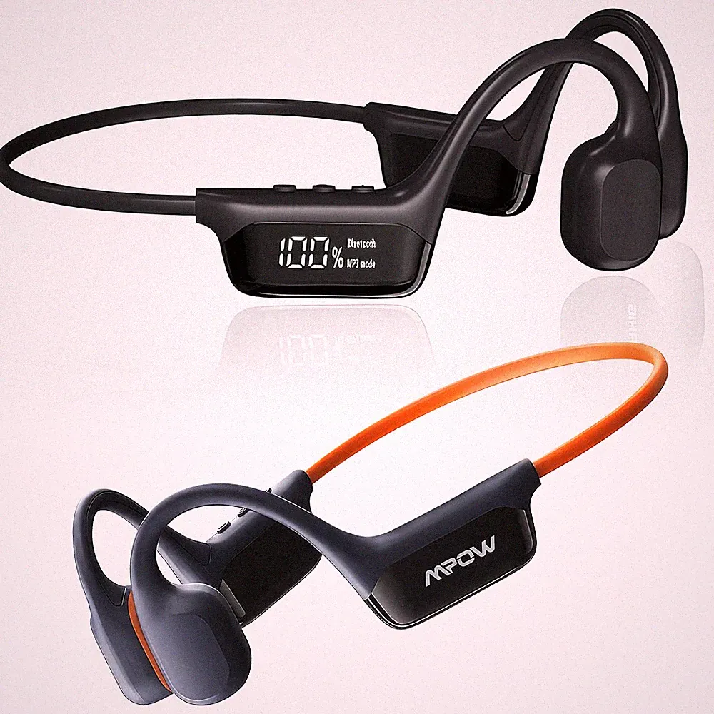 Mpow Bluetooth 5.4 Kopfhörer Knochenschall Kabelloses Ohrhörer Sportkopfhörer