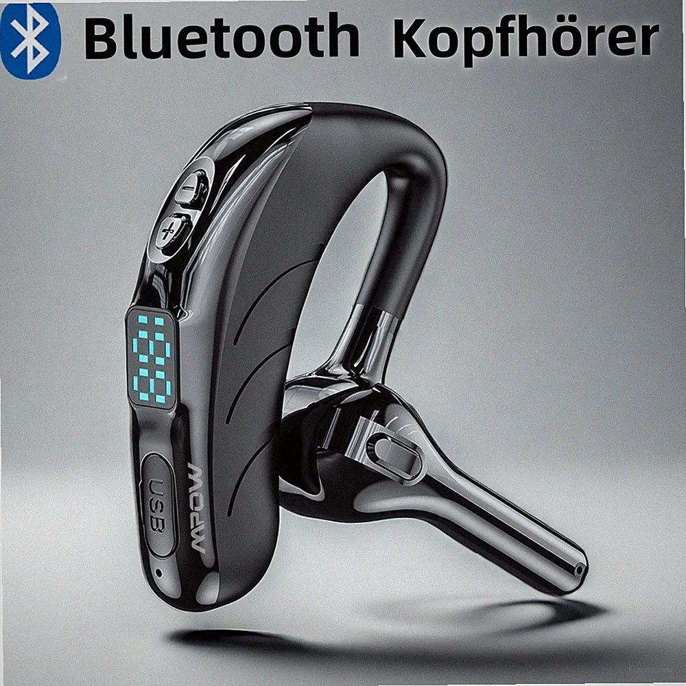 Mpow Bluetooth Headset V5.2 mit 30H Stunden Sprechzeit für Büro/Geschäft/Fahren