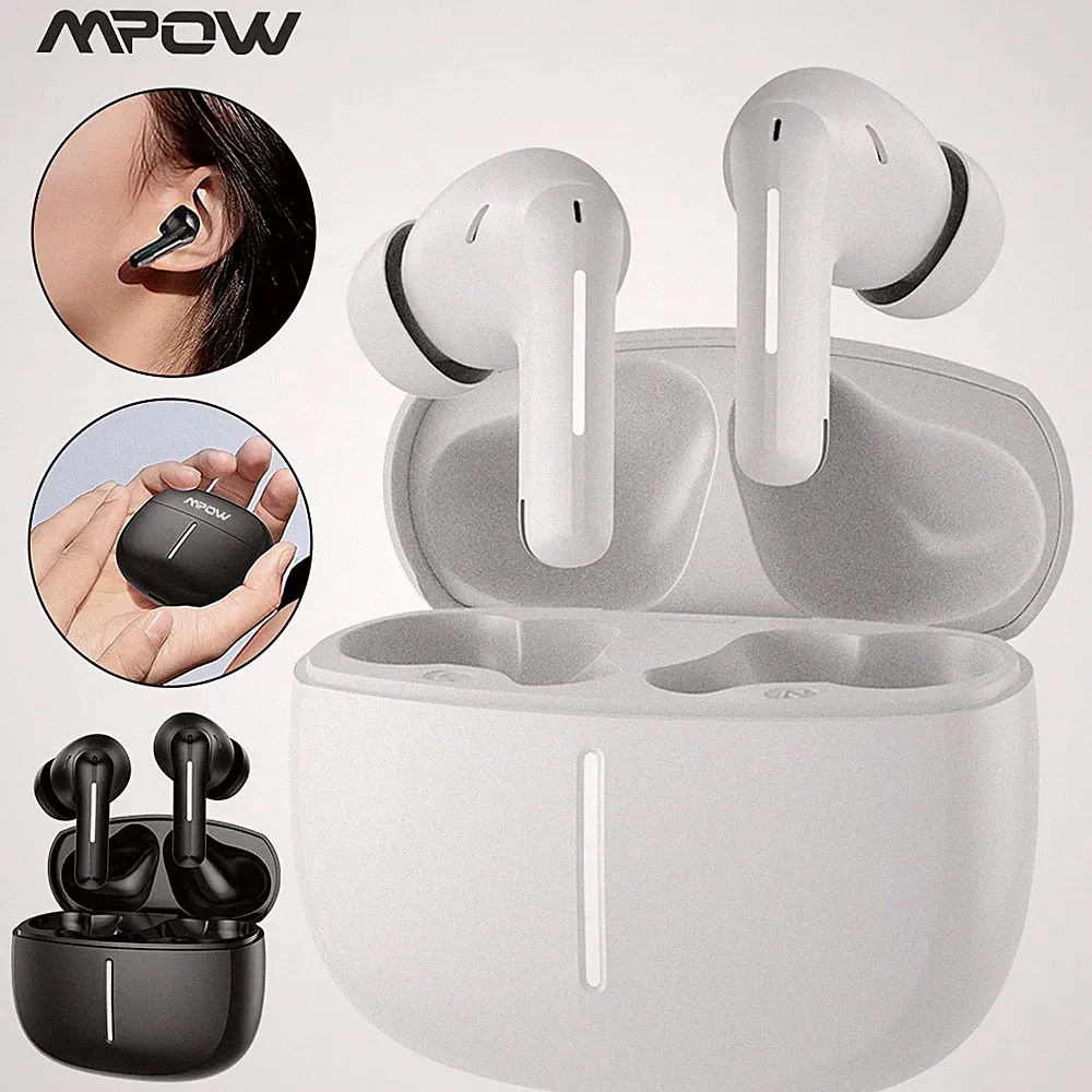 Mpow Bluetooth-Kopfhörer mit ANC+ENC-Geräuschunterdrückung für Pendeln/Sport