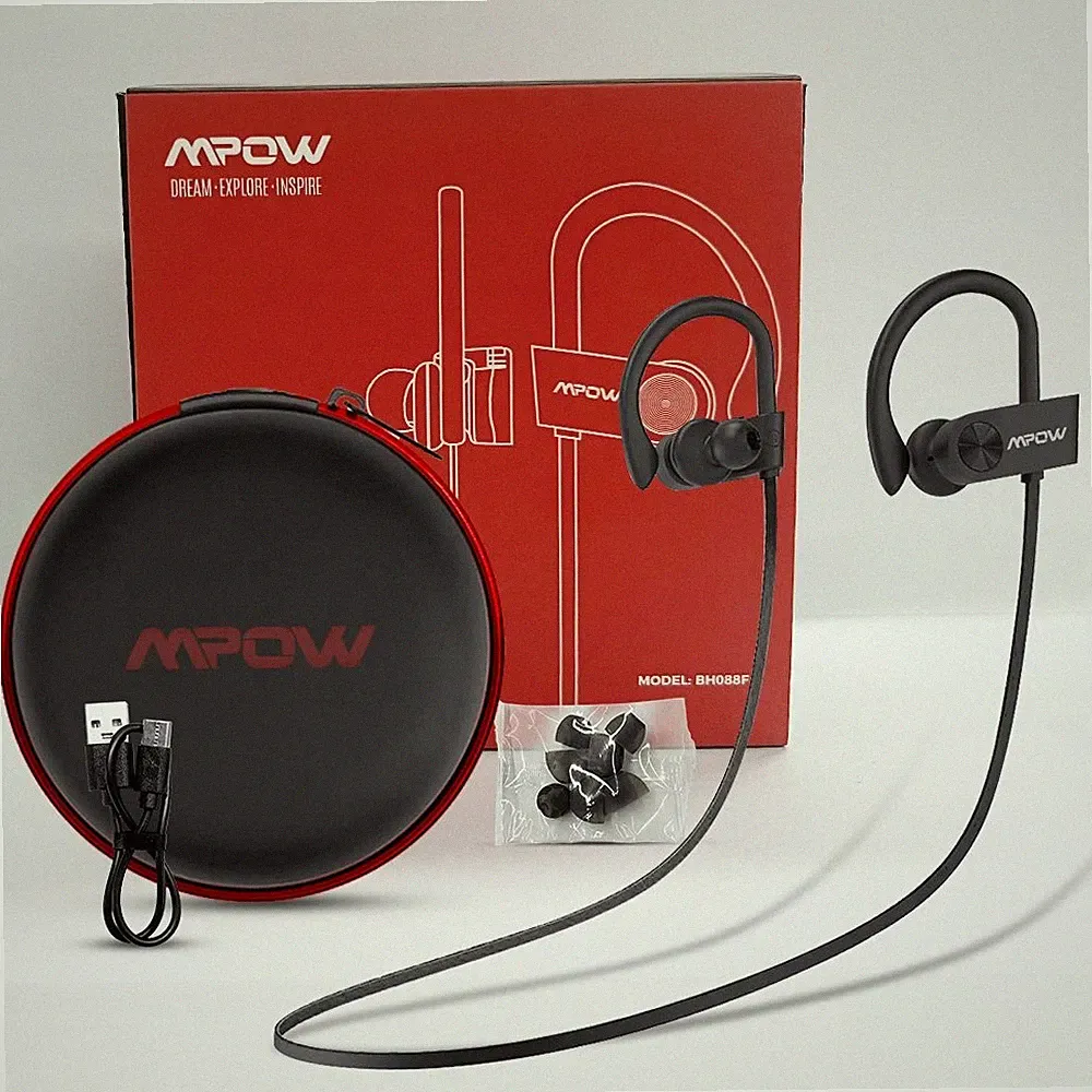 Mpow Flame Bluetooth 5.3 Sport Kopfhörer IPX7 Stereo Headset Wireless Mikrofon