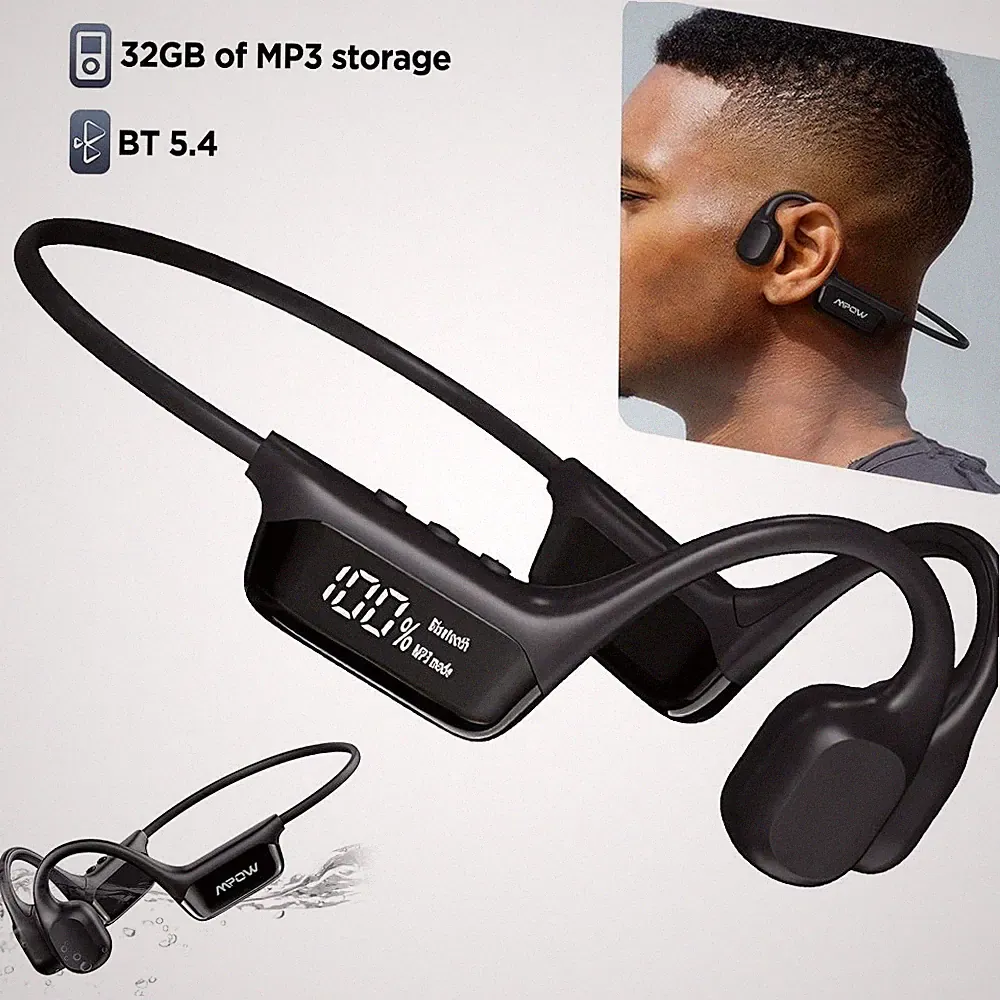 MPOW Knochenschall Kopfhörer Bone Conduction Bluetooth Sport Kopfhörer Open-Ear