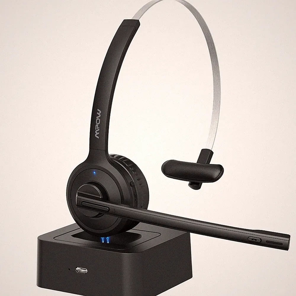 Mpow M5 Bluetooth Kopfhörer On-Ear Stereo Headset W/Ladebox Stummschaltfunktion