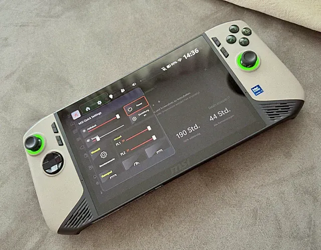 MSI Claw 8 Ai+ 1TB Handheld-System Spielekonsole Gaming-Handheld sand/schwarz