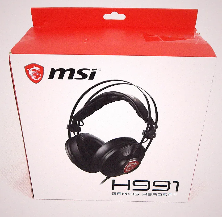 MSI Gaming Headset H991, Gaming-Headset Kabel Kopfhörer 3,5mm AUX Musik