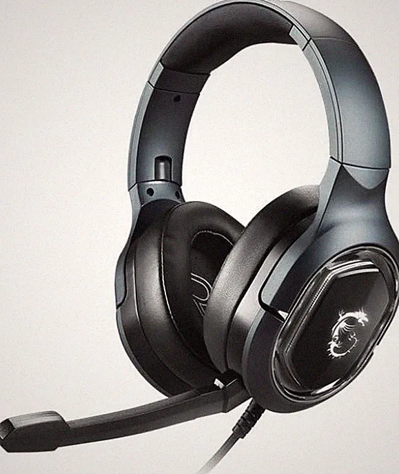 MSI IMMERSE GH50 GAMING HEADSET - Kopfhörer 7.1 Virtual Surround Sound, Vibratio