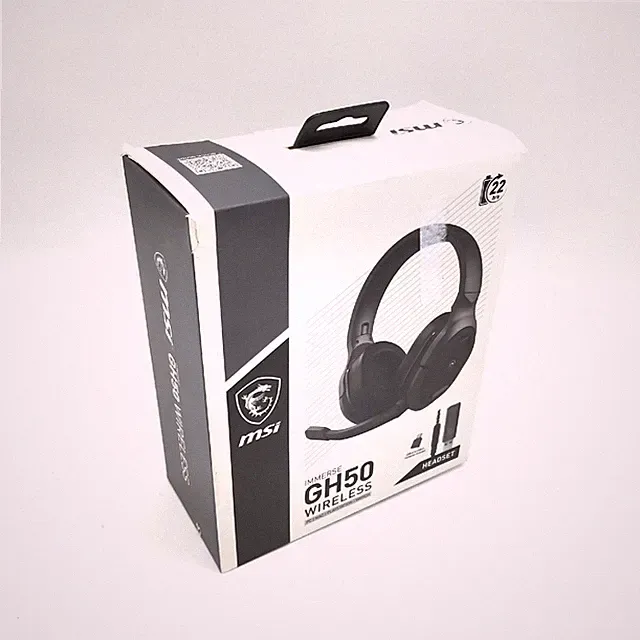 MSI Immerse GH50 Wireless Gaming Headset Abnehmbares Mikrofon Unvollständig Lief