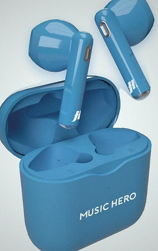 Music Hero Bluetooth Ohrhörer, Farbe Fluo, True Wireless Stereo TWS Top B-Ware