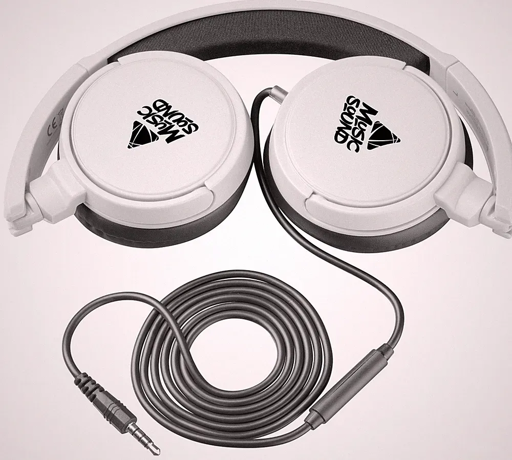 Music Sound | Bügelkopfhörer mit Kabel Over Ear Basic | On-Ear-Kopfhörer