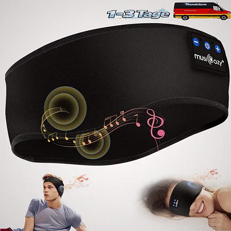 Musicozy Bluetooth Kopfhörer Stirnband 16 Std Sport Yoga