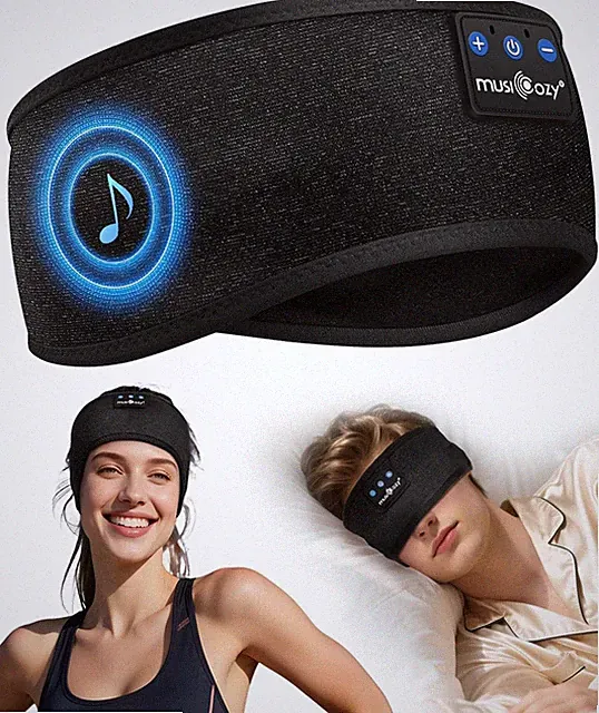 Musicozy Schlafkopfhörer Bluetooth 5.0, Ohrumschließend, für Seitenschläfer