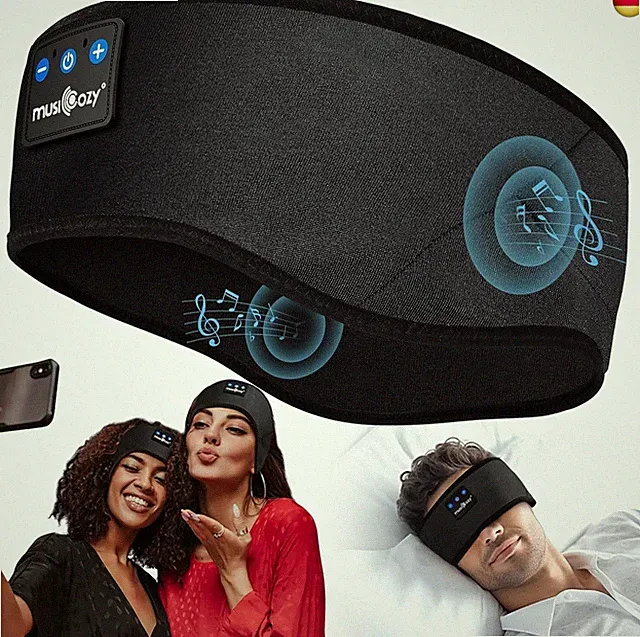 MUSICOZY Schlafkopfhörer Bluetooth 5.4, Bequem & Ultraleicht Stirnband