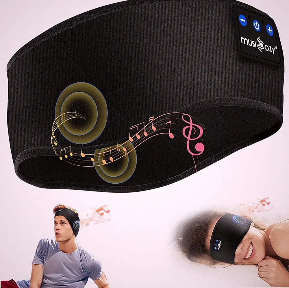 MUSICOZY Schlafkopfhörer Bluetooth, Schlaf Kopfhörer Seitenschläfer Kabellos...
